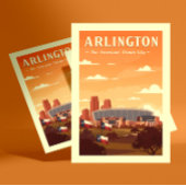  Vintage  Arlington Texas Briefkaart