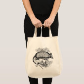 Vintage Armadillo Canvas tas Grocery Tas (Voorkant (product))