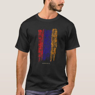 Vintage Armenië Retro Armeense Vlag T-shirt