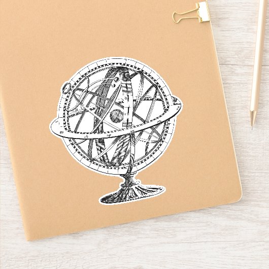 Vintage Armillair Sfeer Hemels Sticker (Notitieboek)