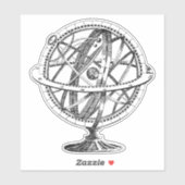 Vintage Armillair Sfeer Hemels Sticker (Vel)