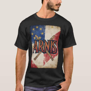 Vintage Arnis T-shirt Filipijnse Vechtkunsten Escr