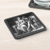 Vintage Art Cork Onderzetter (Linkerzijde)