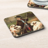 Vintage Art Cork Onderzetter (Linkerzijde)