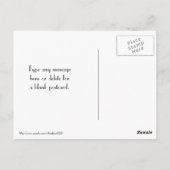 Vintage Art Deco-Briefkaart Briefkaart (Achterkant)