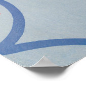 Vintage Art Deco Jazz Pochoir Vogels Dierenpatroon Poster (Hoek)