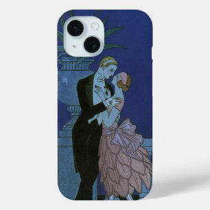 Vintage Art Deco Jonggehuwd, Oui door George Barbi iPhone 15 Case
