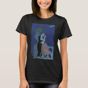 Vintage Art Deco Jonggehuwd, Oui door George Barbi T-shirt