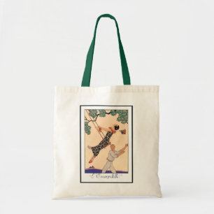 Vintage Art Deco Liefde, De Schommel door George B Tote Bag