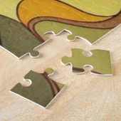 Vintage Art Deco - Para Todos - Psychedelisch Wate Legpuzzel (Zijkant)