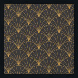 Vintage Art Deco Seamless Pattern. Geometric decor Imitatie Canvas Print<br><div class="desc">kunstdeco naadloos patroon. Geometrische decoratieve textuur.</div>