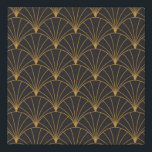 Vintage Art Deco Seamless Pattern. Geometric decor Imitatie Canvas Print<br><div class="desc">kunstdeco naadloos patroon. Geometrische decoratieve textuur.</div>