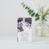 Vintage Art Deco-Visitekaartje Visitekaartje (Staand voorkant)