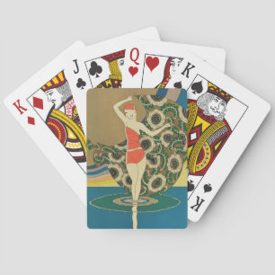 Vintage Art Deco - Voor Iedereen - Strand Pokerkaarten