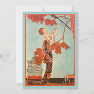 Vintage Art Deco, Vrijgevochten vogel door George 