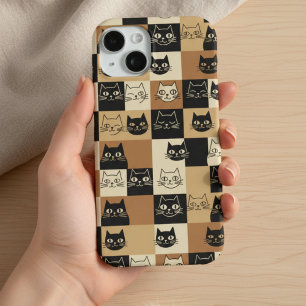 Vintage Art Gitaar Kat Liefhebber Case-Mate iPhone 15 Case