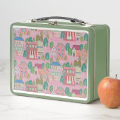 Vintage Art Lunch Box Green (In situ)