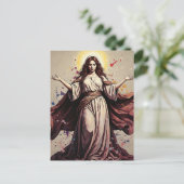 Vintage Art Mary Magdalene   Briefkaart (Staand voorkant)