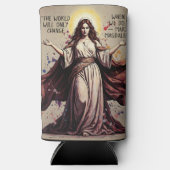 Vintage Art Mary Magdalene Quote  Seltzer Blikjeskoeler (Voorkant)