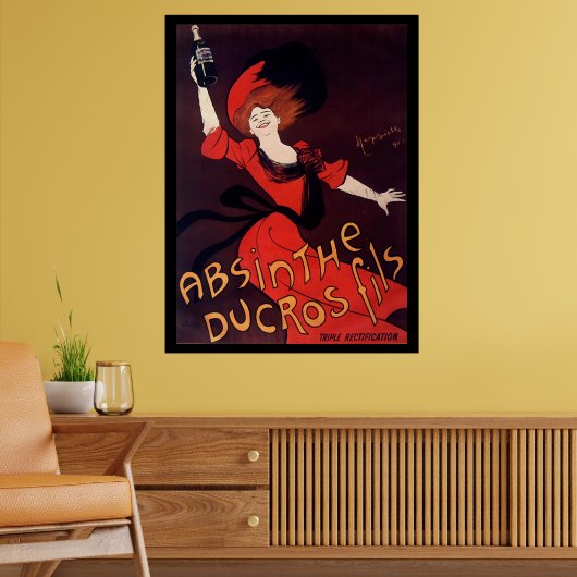 Vintage Art Nouveau Absinthe by Leonetto Cappiello Poster (Woonkamer 2)