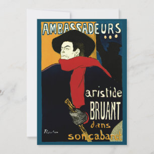 Vintage Art Nouveau Ambassadeurs, Toulouse Lautrec