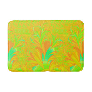 Vintage Art Nouveau Bloem Tuin Badmat