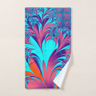 Vintage Art Nouveau Bloementuin Handdoek