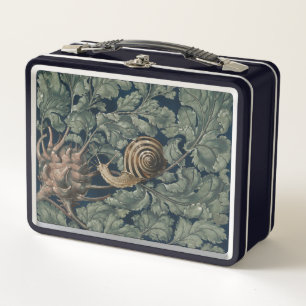 Vintage Art Nouveau Botanische Slak Antiek