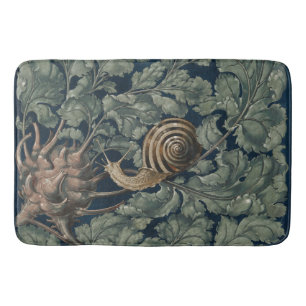 Vintage Art Nouveau Botanische Slak Antiek Badmat
