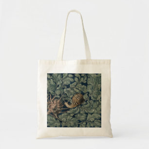 Vintage Art Nouveau Botanische Slak Antiek Tote Bag