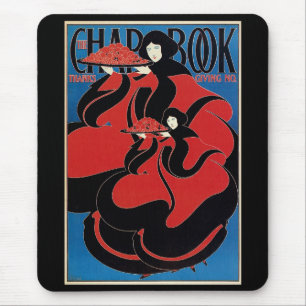 Vintage Art Nouveau Chap Book Thanksgiving Muismat