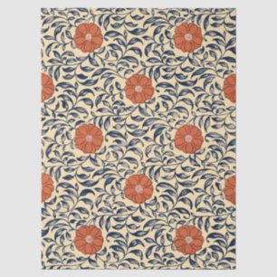 Vintage Art Nouveau Chinees Pioenroos Bloempatroon Tissuepapier