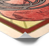 Vintage Art Nouveau Cigarette Ad by Mucha Poster (Hoek)