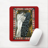 Vintage Art Nouveau, De Kus door William Bradley Muismat (Met muis)