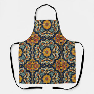 Vintage Art Nouveau Deco Majolica Bloemenkunstenaa Schort