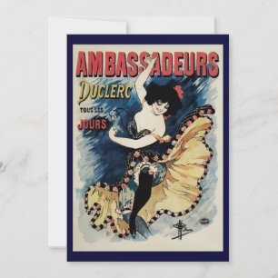 Vintage Art Nouveau Flamenco Danseres, Ambassadeur
