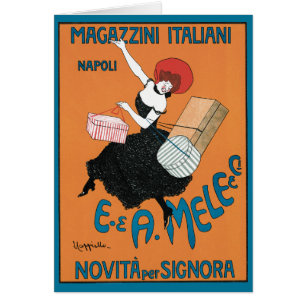 Vintage Art Nouveau Magazzini Italiani door Capiel