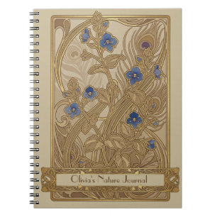 Vintage Art Nouveau Perzische Ereprijs Notitieboek