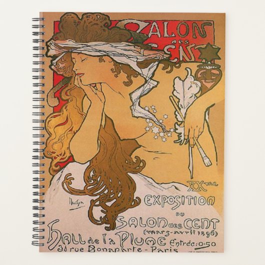 Vintage Art Nouveau Poster Design Planner (Voorkant)