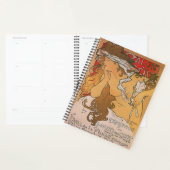 Vintage Art Nouveau-posterontwerp Planner (Display)