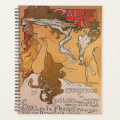 Vintage Art Nouveau-posterontwerp Planner (Voorkant)