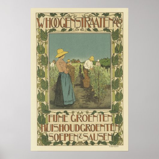Vintage Art Nouveau Posters - farming (Voorkant)