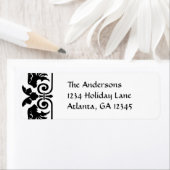 Vintage Art Nouveau Swirl Verzendlabels Etiket (Insitu)