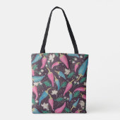 Vintage Art Tote Bag Pepper Pattern (Achterkant)
