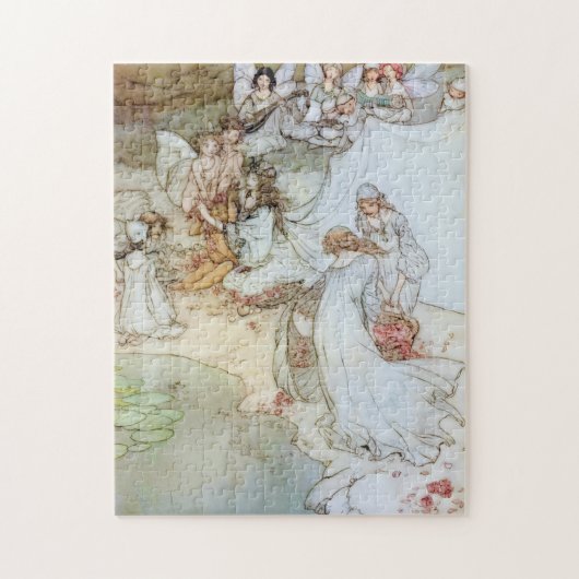Vintage Arthur Rackham Sprookjes Kunst Puzzel (Verticaal)