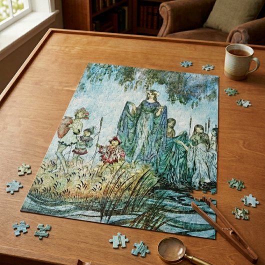 Vintage Arthur Rackham Sprookjeskunst Comus Puzzel