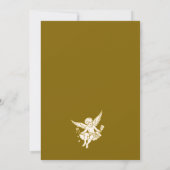 Vintage artistic baroque wedding kaart (Achterkant)