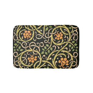 Vintage Arts and Crafts bloempatroon Roycroft Badmat