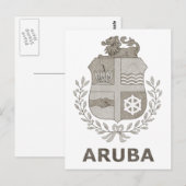 Vintage Aruba Briefkaart (Voorkant / Achterkant)