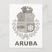 Vintage Aruba Briefkaart (Voorkant)